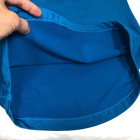 Adidas Womens Long Sleeve Techfit 1/2 Zip Tomb Hole Climawarm Blue Fitted Top S - Picture 10 of 15